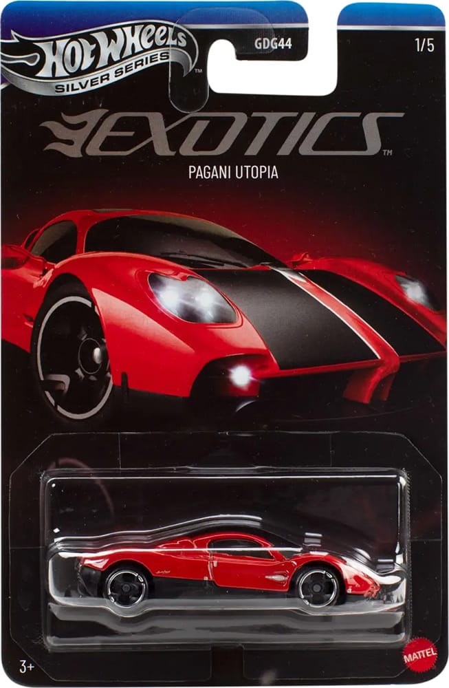 Hot Wheels 2026 Exotics Silver Series (Ferrari, Lamborghini, Pagani)