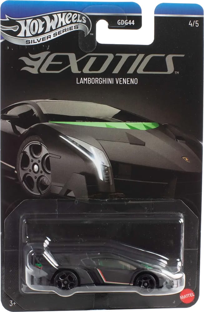 Hot Wheels 2026 Exotics Silver Series (Ferrari, Lamborghini, Pagani)