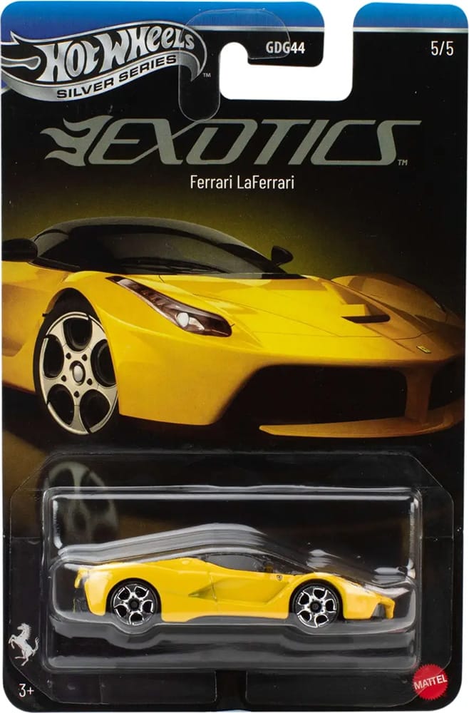 Hot Wheels 2026 Exotics Silver Series (Ferrari, Lamborghini, Pagani)