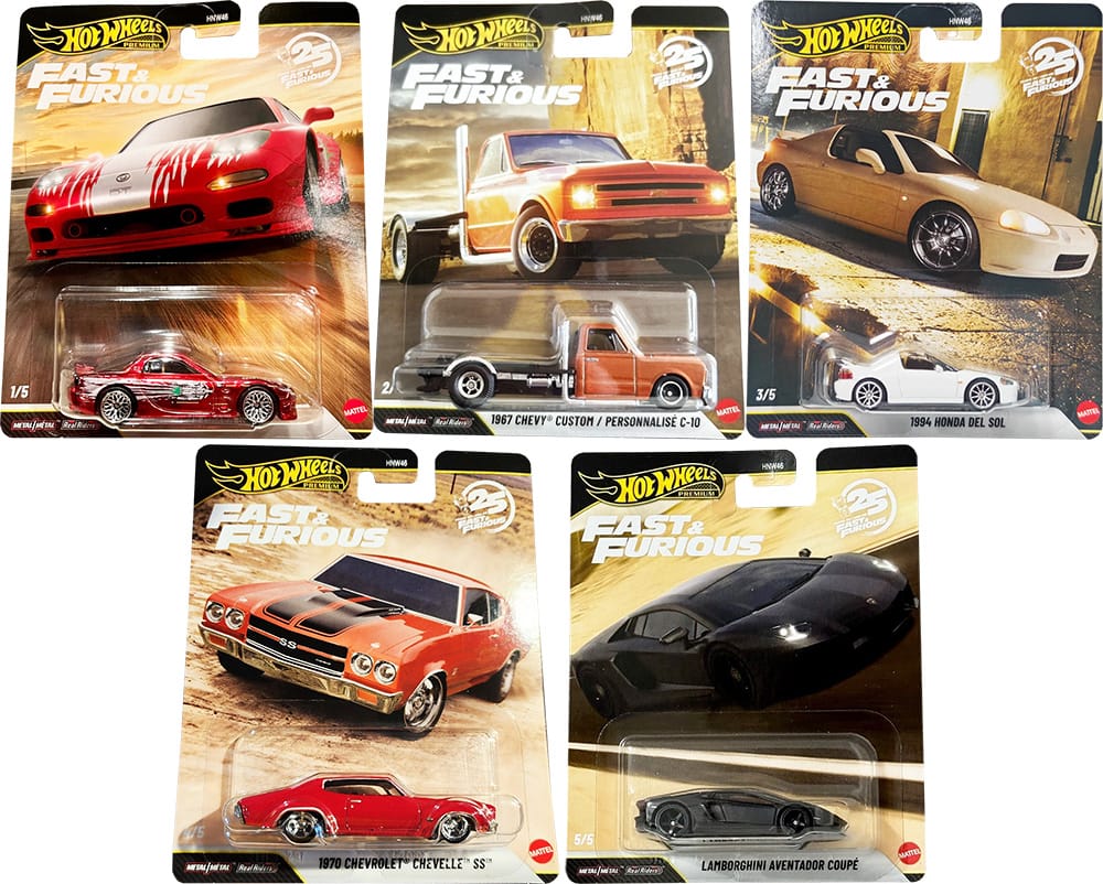 Hot Wheels 2026 Premium Fast & Furious P Set inkl. CHASE