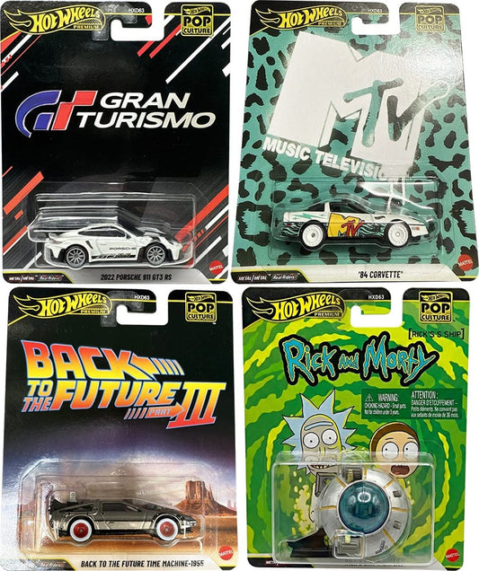 Hot Wheels 2026 Pop Culture 979 P-Assortment 4er Set
