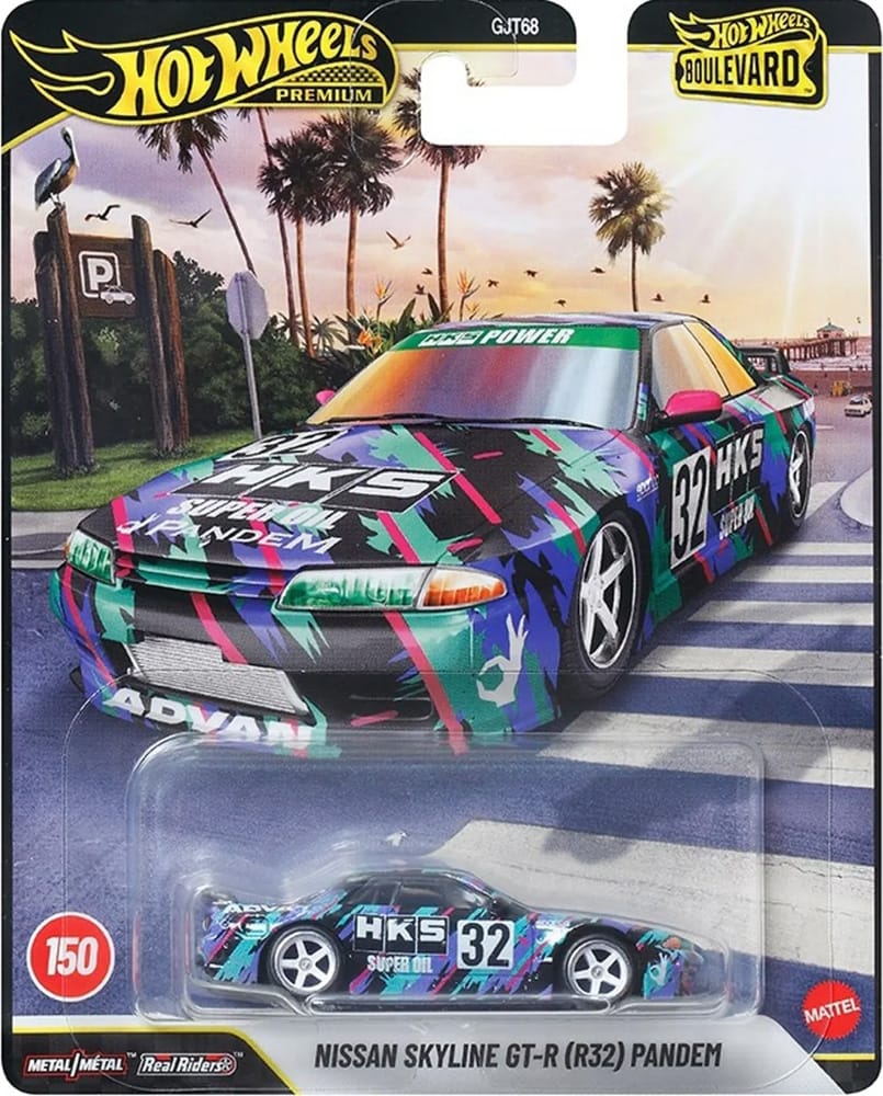 Hot Wheels 2026 Boulevard #150 Nissan Skyline GT-R (R32) Pandem HKS