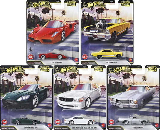 Hot Wheels Premium Boulevard Case #156-#160