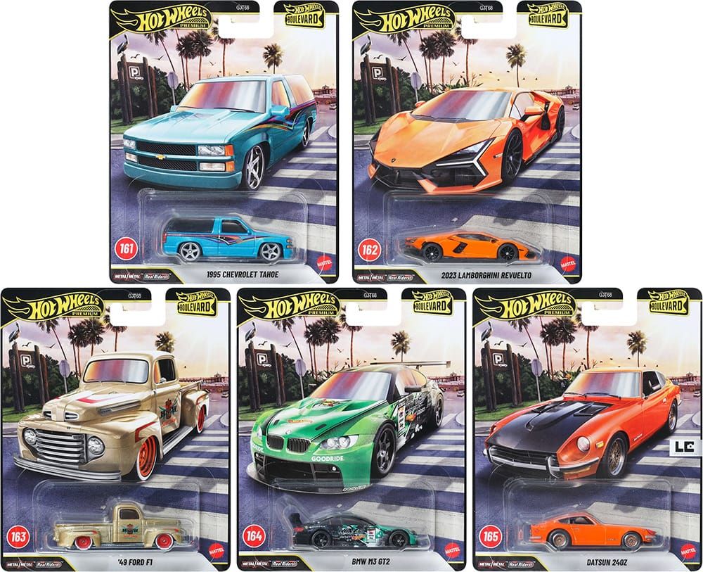 Hot Wheels 2026 Boulevard - 161 to 165