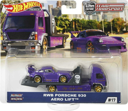 Hot Wheels Team Transport #17 RWB Porsche 930 Aero Lift