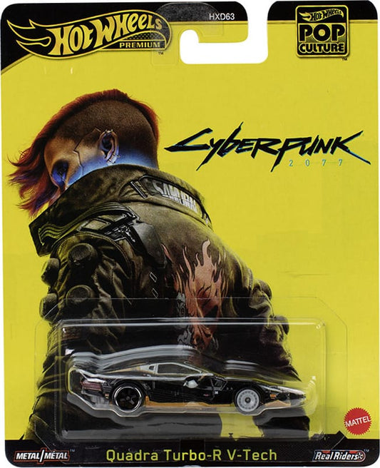 Hot Wheels 2025 Pop Culture - Mix M  Quadra Turbo-R V-Tech Cyberpunk 2077