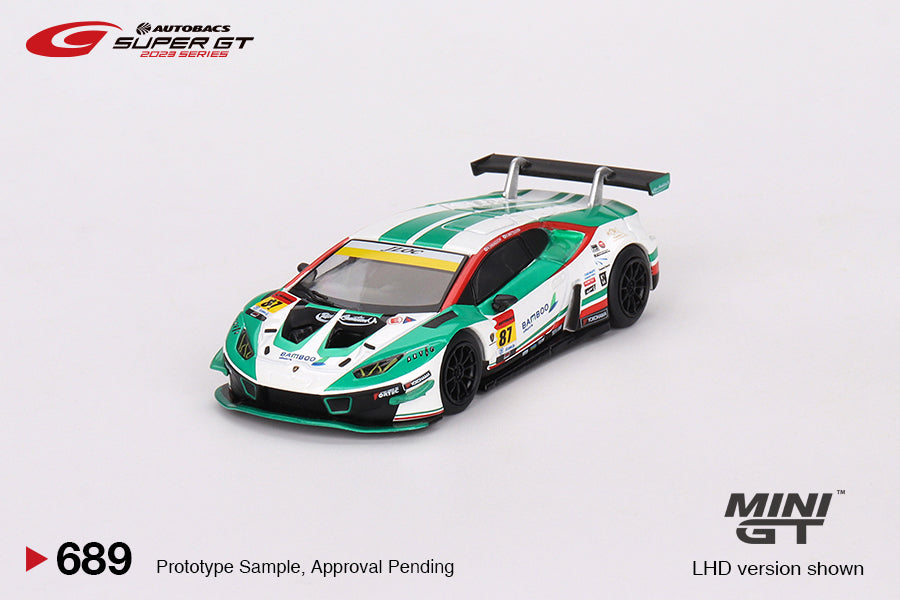 MINI GT #689 Lamborghini Huracán GT3 EVO2 #87 “Bamboo Airways Lamborghini GT3”