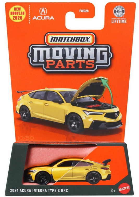 Matchbox FWD28- 2024 Acura Integra Type S HRC- Moving Parts 2026 1:64
