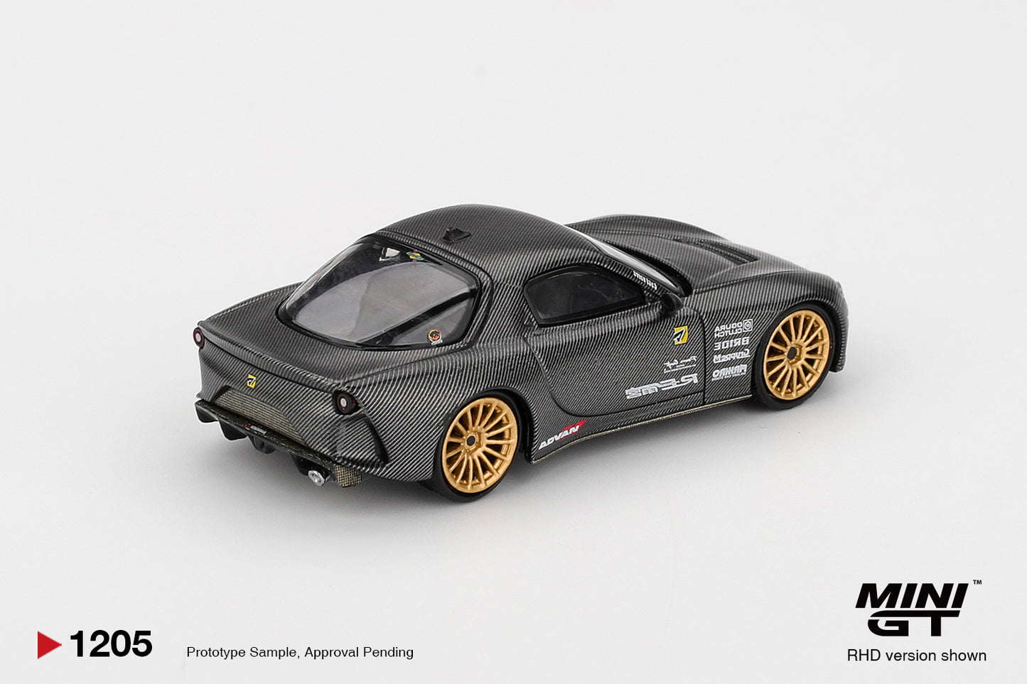 Mini GT #1205 Mazda RX-7 RE-Amemiya Matsukiyo KOKU 3 Rotor NA-7 TAS 2025 Best Tuned Car Award
