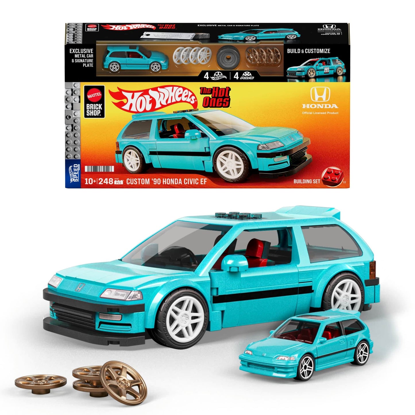 Mattel Brick Shop - Hot Wheels Speed Series Custom 90 Honda Civic EF 2026