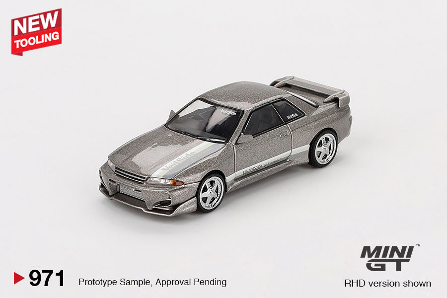 MINI GT #971 Skyline GT-R (R32) Veilside Combat C-I Veilside Combat Grey BLISTER MGT00971BL