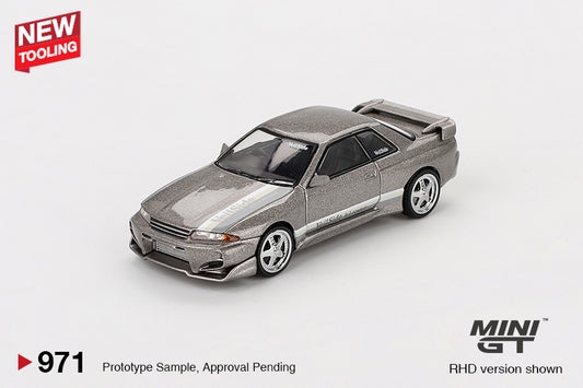 MINI GT #971 Skyline GT-R (R32) Veilside Combat C-I Veilside Combat Grey BLISTER MGT00971BL
