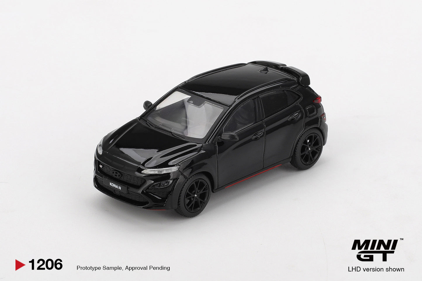 Mini GT #1206 Hyundai KONA N Phantom Black