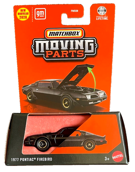 Matchbox FWD28-1977 Pontiac Firebird - Moving Parts 2026 1:64