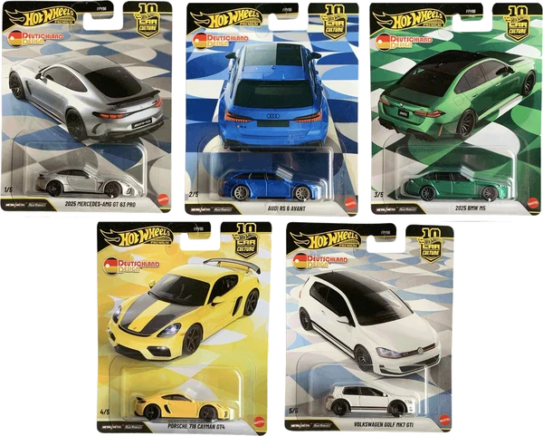 Hot Wheels 2026 Car Culture - Deutschland Design (Porsche, Audi, BMW, Mercedes, VW)