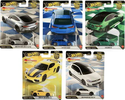 Hot Wheels 2026 Car Culture - Deutschland Design (Porsche, Audi, BMW, Mercedes, VW)